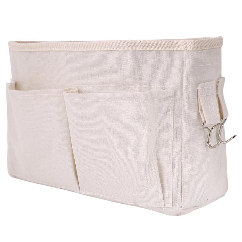 Hanging Storage Bag Bedside Organizer Dormitory Phone Book Storage Bag Holder with Hook Bed Pocket