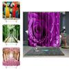 Stunning Waterproof Shower Curtains With Artistic Floral 3d Design For Modern Bathrooms