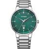 Citizen Quartz Men S Watch Bi5120 51x Green Silver overSeaS Model [parallel Imported Product] Green Bi5120 51x