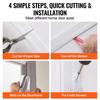 Garage Door Top and Sides Seal Strip 34 FT Universal Weather Stripping