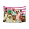 1pc Hip Hop Artist Collage Tapestry  2D Polyester Wall Art for Bedroom Living Room Aesthetic Room Decor  Unique Gift