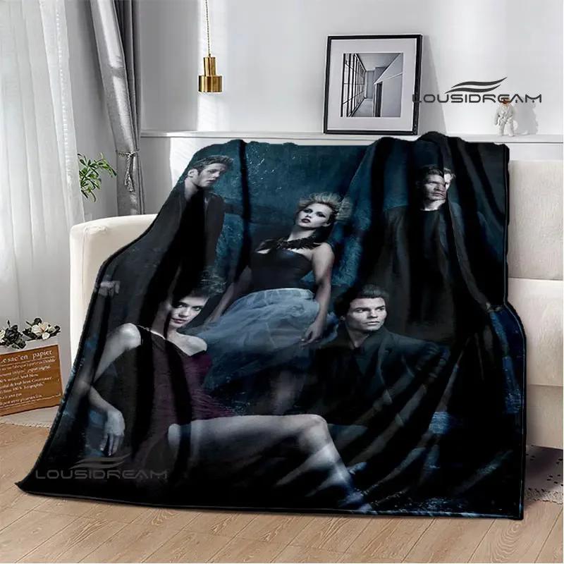 The Vampire Diaries Damon salvatore Blanket Flange Warm blanket Home travel blanket bed linings blankets for beds birthday gift