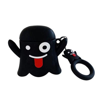 Funny Cartoon Silicone Earphone Protective Cover For Charging Case