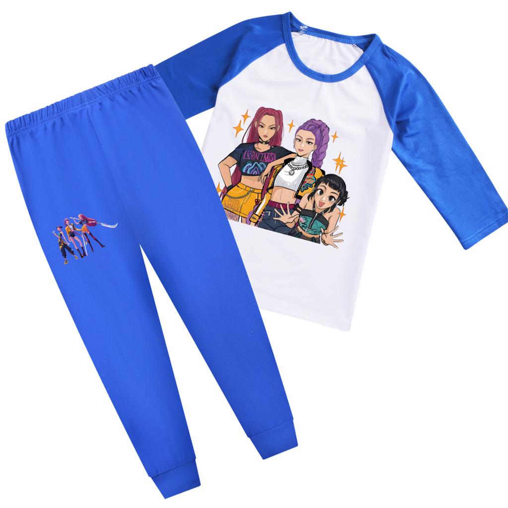Children's Summer Sports T-shirt And Pants Two-piece Sportswear Set Half-sleeve Printed Suit