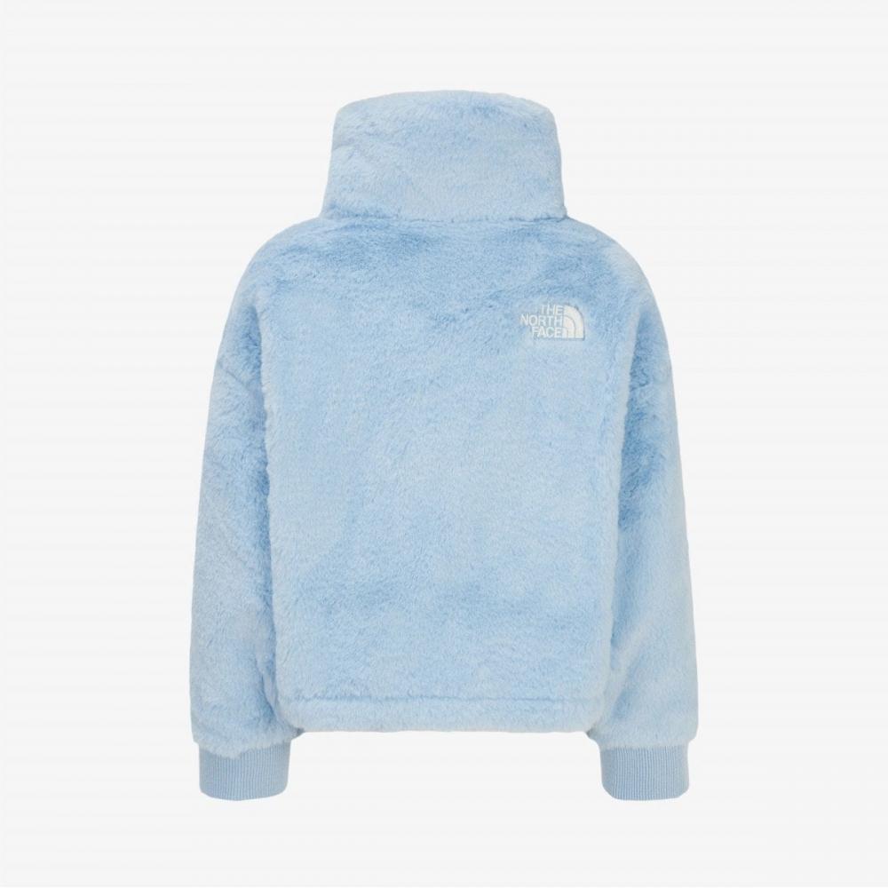 The North Face Kids Nj4fr52u Girls Puppy Fleece Jacket Light Blue