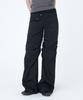 MISEKI SEOUL Ribbed Layered Shirring Pants Black