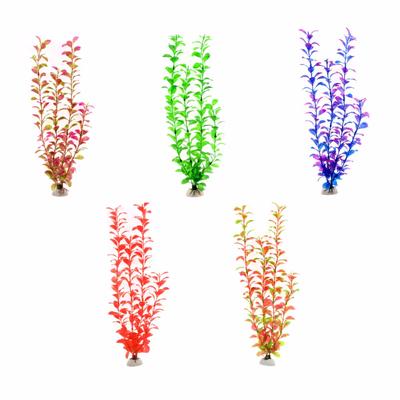 1 Stücke Aquarium Zubehör Ornamente 5 Farbe Bionische Wasserpflanzen Aquarium Aquarium Simulation Wasserpflanze Ornament