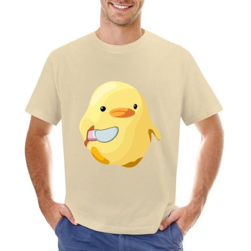 Chef Duck T-Shirt Cute Clothes Sweat Shirt Black T Shirt Clothes for Men