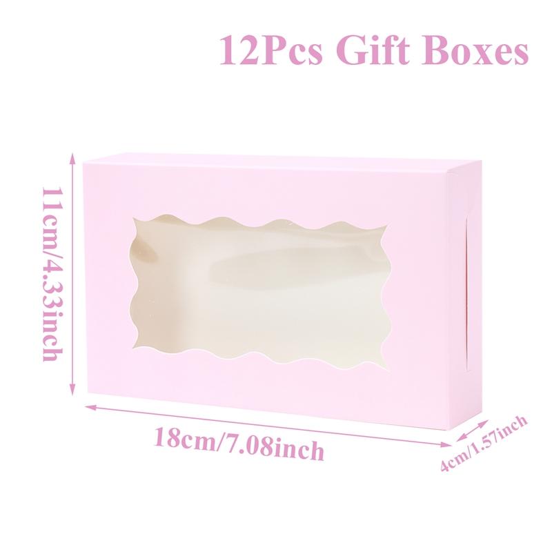 

Pink Cake Box Happy Birthday Party Decorations Gender Reveal Cake Packaging Box Birthday Wedding Baby Shower Party Supplies as shown