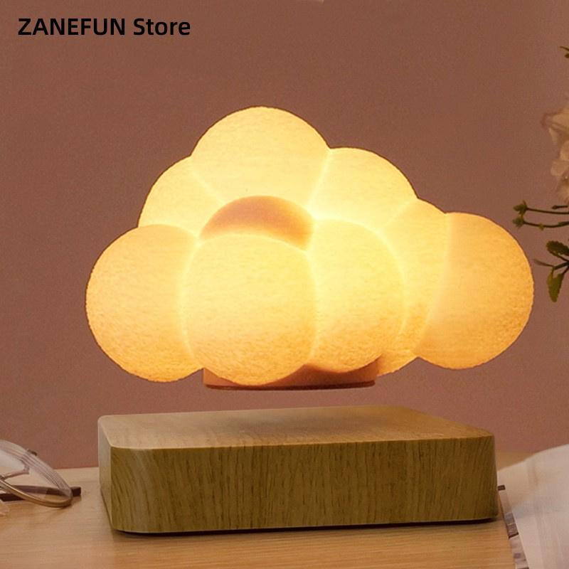 Magnetic Levitating Floating Cloud Mini Heart Small Creative Magnetic Levitation Home Decoration EU Plug
