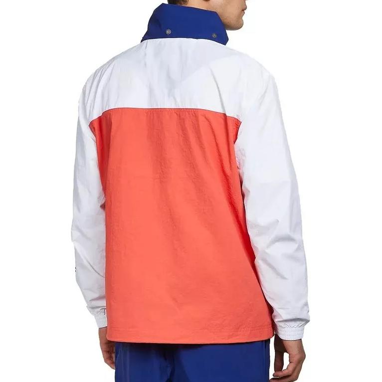 Puma Select MMQ Series Colorblock Stand Collar Quarter-Zip Woven Jacket Unisex Outerwear Orange Pink 535791-35