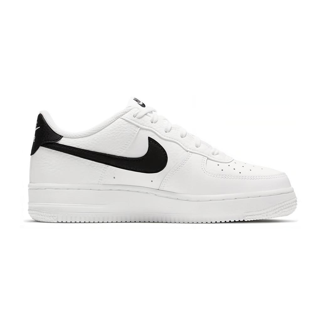 New Nike Air Force 1 Low White Black GS CT3839-100