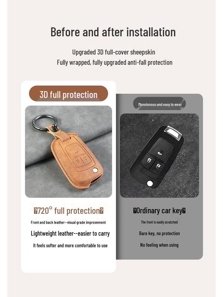 Chevrolet Key Cover for Cavalier, Cruze, Malibu, Trax, Sail, Aveo