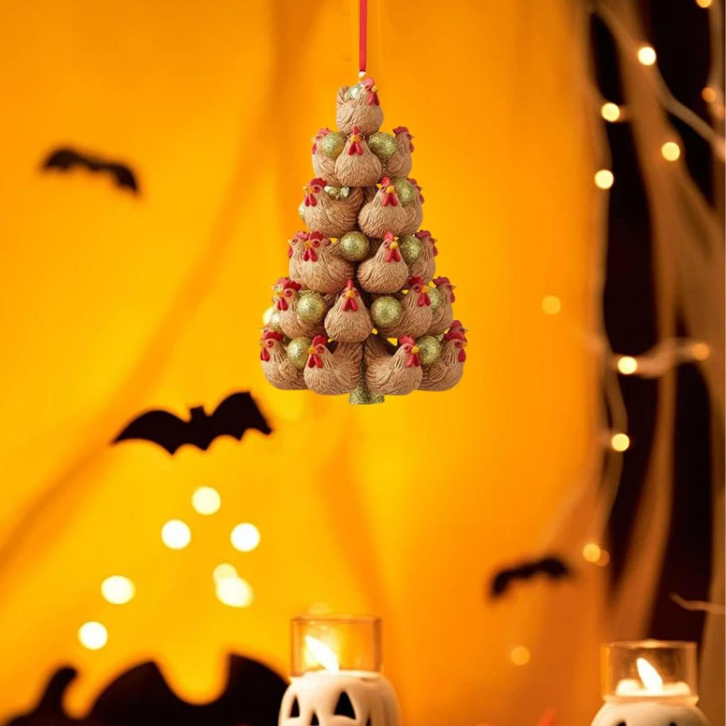 Acrylic Flat Simulation Animal Decoration Pendant Christmas Tree Home Decoration Pendant
