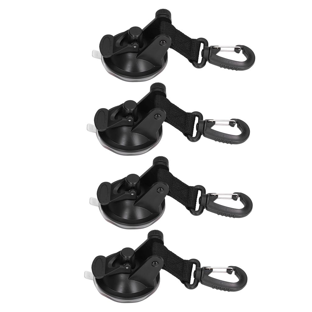 4Pcs Suction Cup Anchor Portable High Strength Light Weight Car Outdoor Camping Tent Sucker
