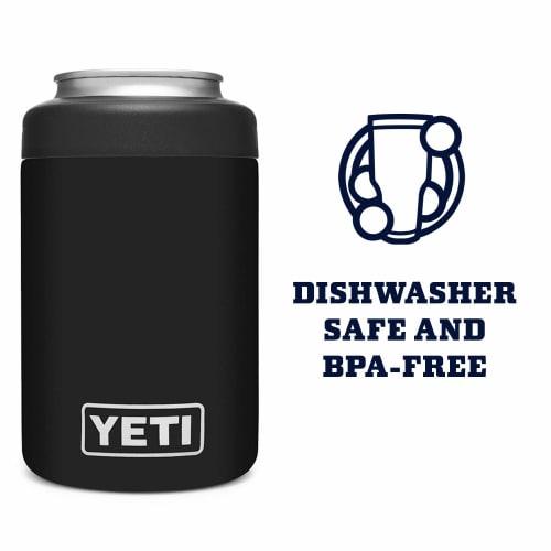 YETI Rambler 12oz Colster Can Insulator for Standard Size Cans, Black (Empty Cans)