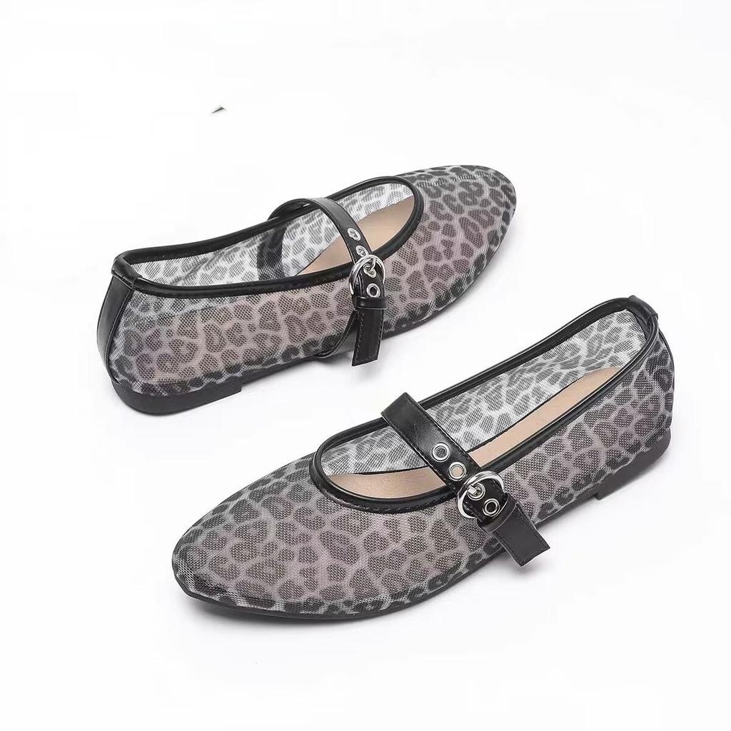 Breathable Open Toe Arch Support Sandals Mary Jane Style Women's Thick Bottom Height Increase Hollow Out Lightweight Mesh Breathable Cool Shoes