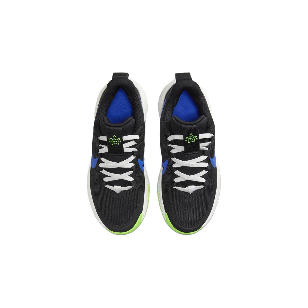 Nike Star Runner 4 PS Μαύρο Racer Μπλε Παιδικά Αθλητικά Παπούτσια Summit-Λευκό Πράσινο-Strike DX7614-004