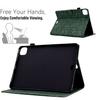 A6 For iPad Pro 11 (2024) Case Card Slots Stand Rhombus Auto Wake/Sleep Leather Tablet Cover