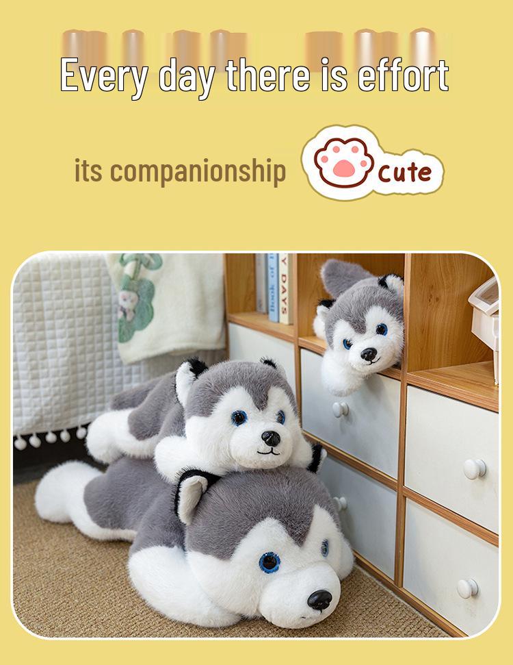 Cute Husky Plush Toy - Perfect Birthday Gift for Kids