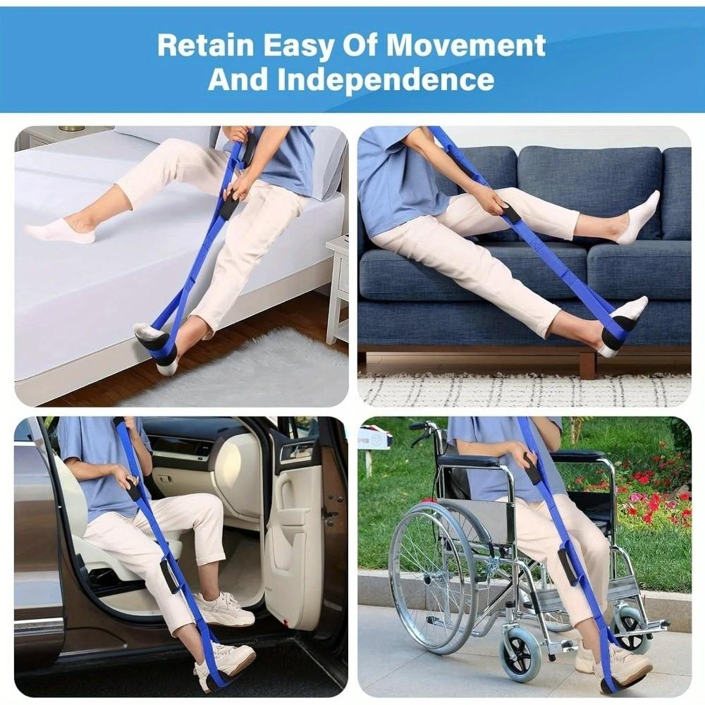 Nylon Leg Lifting Belt Wear Resist Leg Train Strap Leg Lift Strap  for Stroke Hemiplegia