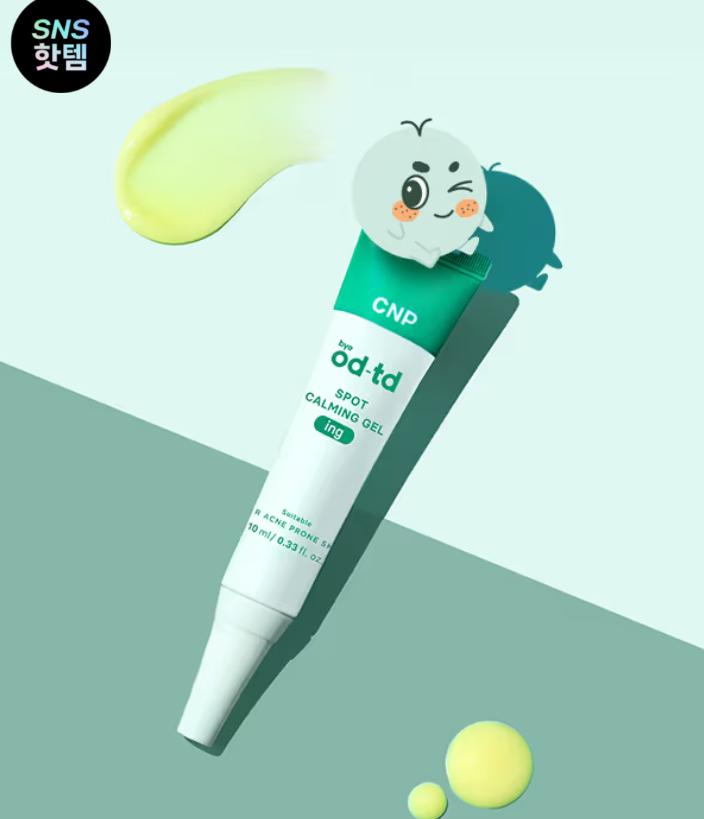 CNP Laboratory Bye OD-TD Spot Calming Gel / Blemish Treatment 10ml | Targeted Care for Troubled Skin | Direct from Korea