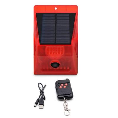 Solarna lampa alarmowa dwufunkcyjna: Syrena z czujnikiem ruchu i ochrona przed kradzieżą