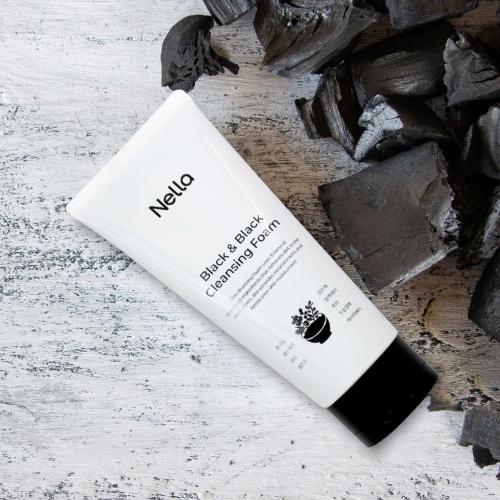Nella Black   Black Cleansing Foam 150g  2