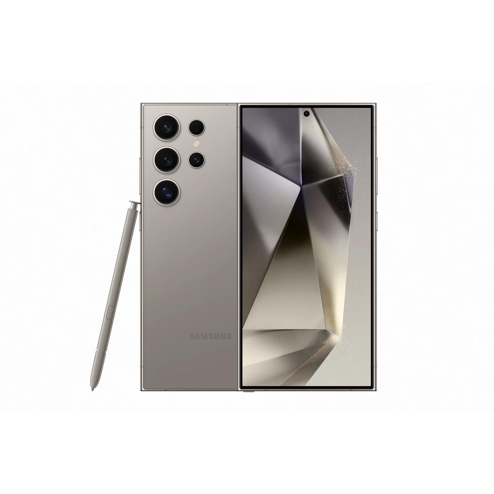 

Samsung Galaxy S24 Ultra 256GB/512GB smartphone, nano SIM + eSIM, titanium gray 12GB+256GB серый