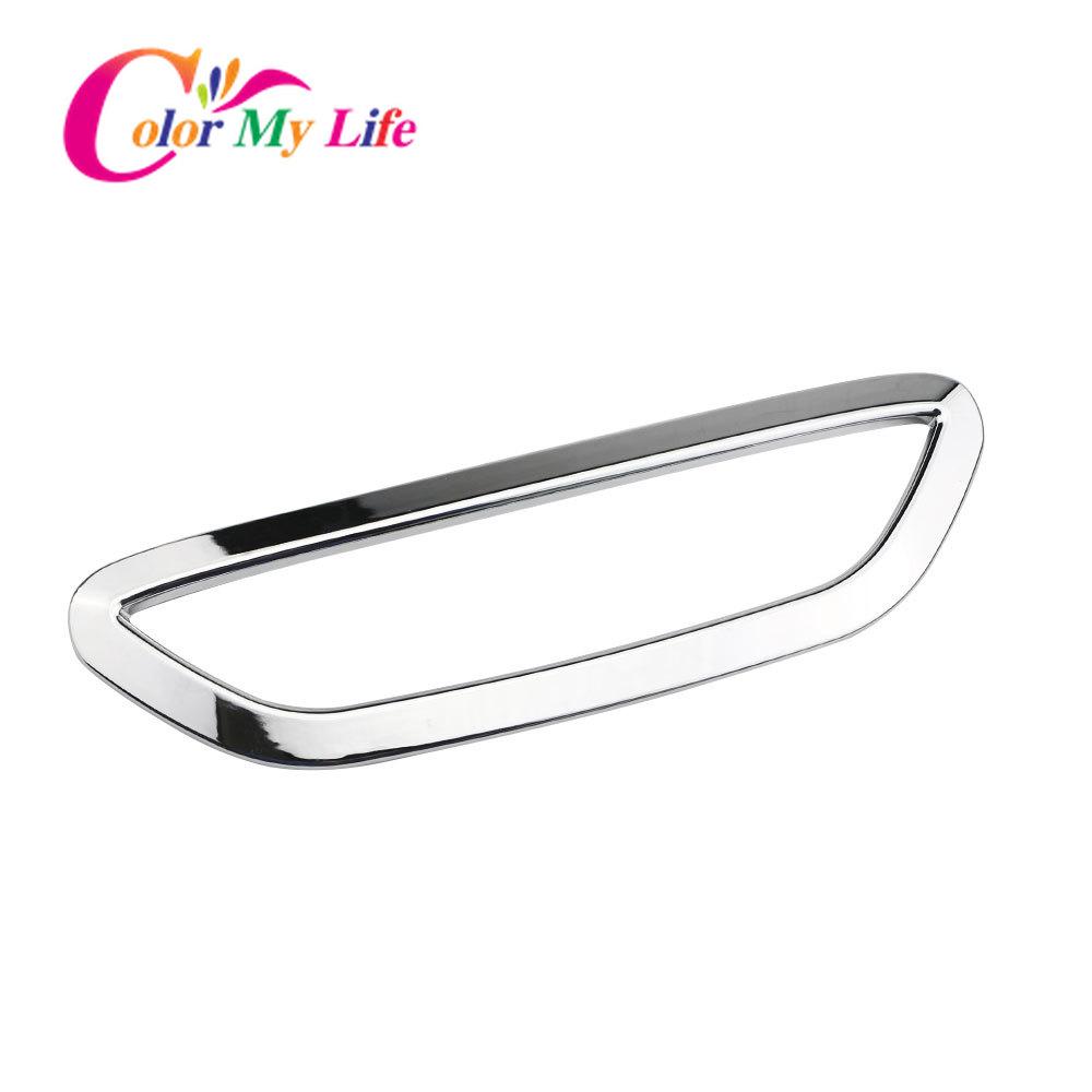 ABS Chrome Rear Trunk Bumper Tail Stop Brake Light Lamp Cover Trim Frame for Toyota C-HR CHR 2016-