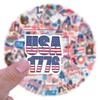 110 New Independence Day Graffiti Stickers Decorate Suitcase Water Cup Stickers