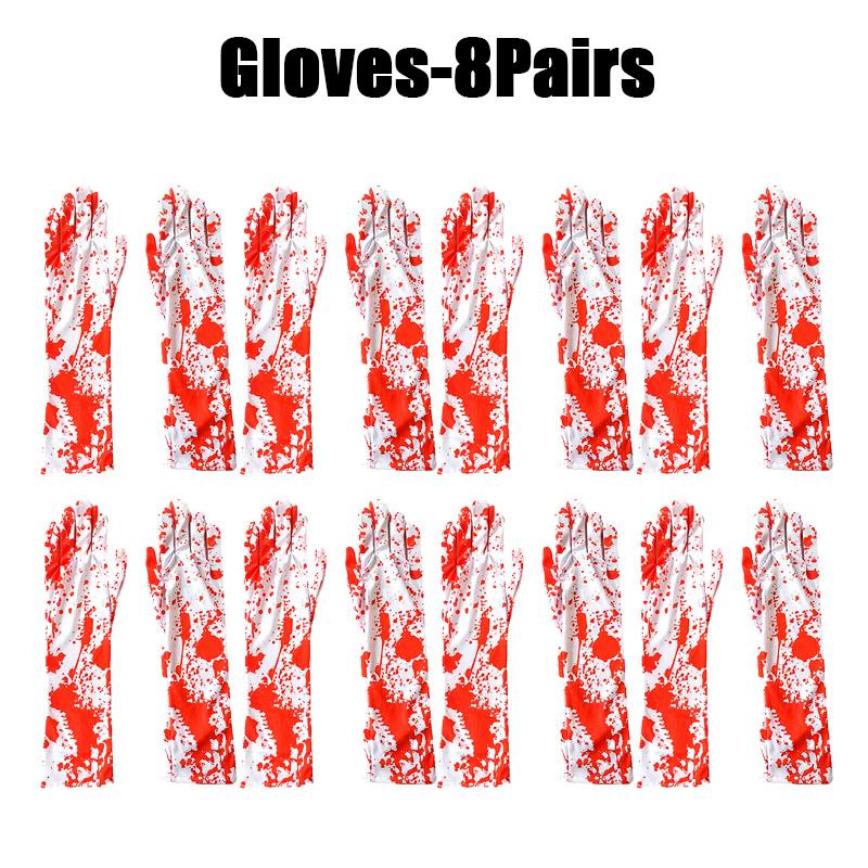 Halloween Cosplay Nurse Costume Socks Bloody High Stockings Women Stockings Blood Stained High Socks Halloween Over Knee Socks