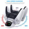 2-in-1 Game Controller Dual Charger Plastic Charging Station LED Charging Dock Replacement for Plastic Controller Charger