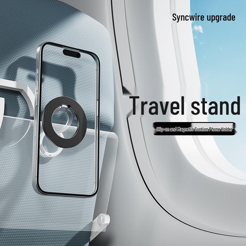 Magnetic Double-Ring Rotating Phone Stand and Holder