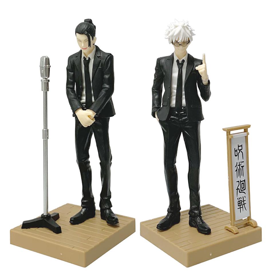 In Stock 17CM Jujutsu Kaisen Satoru Gojo Geto Suguru Suit Ver. Anime Figure Model Boxed Toys Figurine Birthday Gift