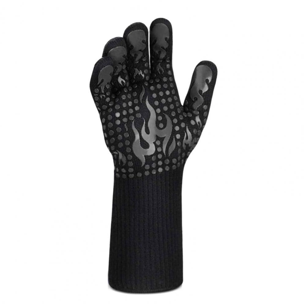 

Температурні рукавички для барбекю Нековзкі захисні рукавички для барбекю Приготування в духовці Гриль black 1