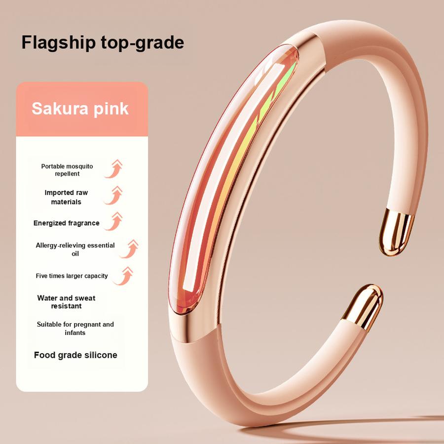 5 pcs Portable Mosquito Repellent Wristband - Insect Repellent Device for Adults, Kids, and Babies - Outdoor Camping Essential