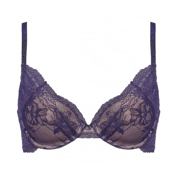 AMOSTYLE Natural You M008 Size C65 Bra, (Blue),