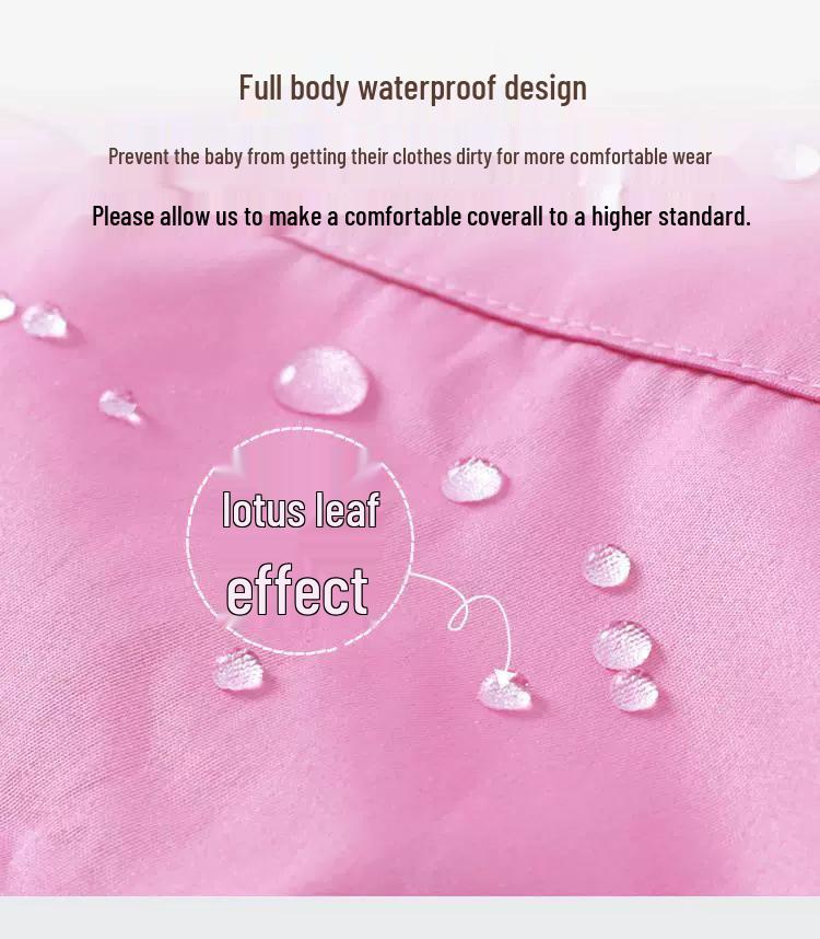 Waterproof Long Sleeve Baby Bib & Kids Painting Apron