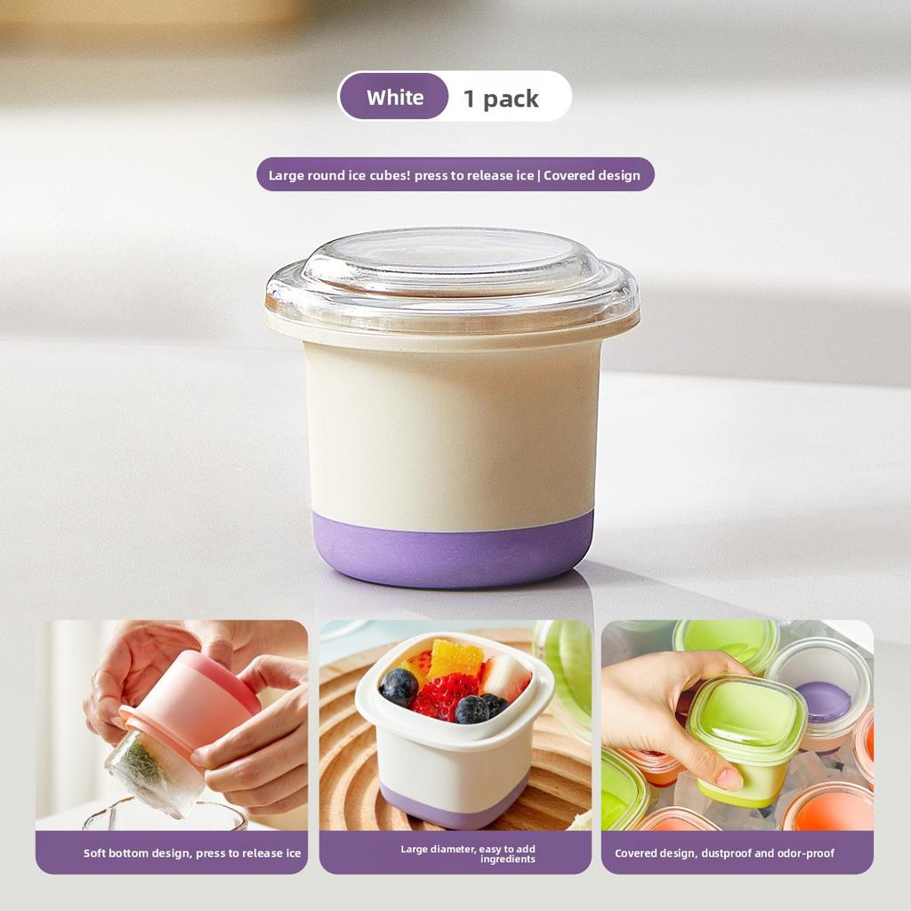 Food-grade Press-freeze Household Summer Refrigerator Ice Cube Tray