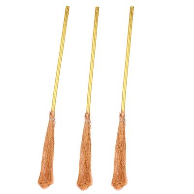 1 Hexenbesen Einziehbarer Halloween-Hexenbesen Cosplay Requisit Besen   Besen 1 Stück