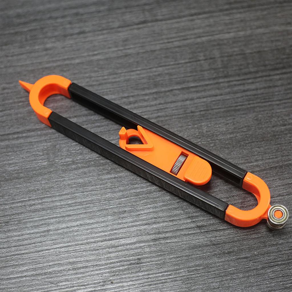 1pcs Irregular Radius Ruler Contour Gauge Outline Shape Duplicator For Woodworking DIY Measuring Tools