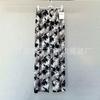 Women's High Waist Drawstring Wide Leg Pants Loose Straight Tie Dye Printed Polyester Trousers For Summer Commute Floor Length Casual Wear