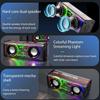 Mini Size Mecha Speakers Transparent Wireless Speakers New Bluetooth 5.0 Speakers