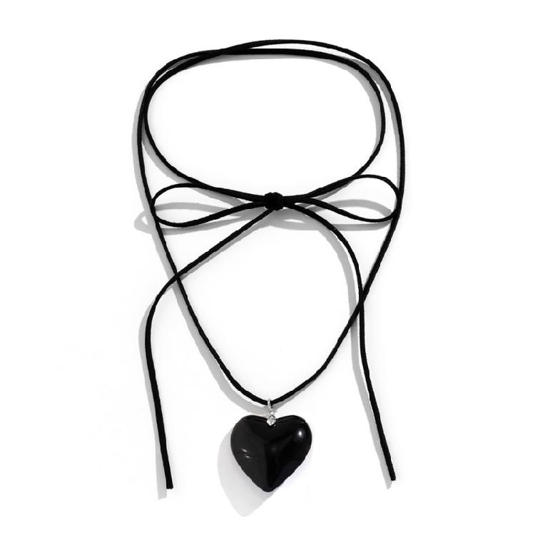 European and American Jewelry Novel Simple Love Pendant All-match Clavicle Chain