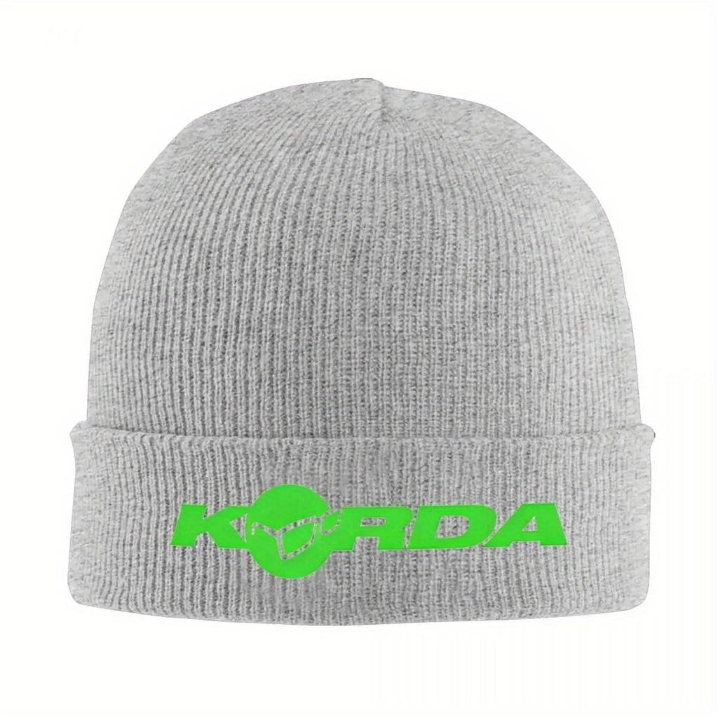 Korda Logo Beanie Hats Hip Hop Caps Female Male Kpop Skullies Beanies Spring Design Elastic Beanie Hat