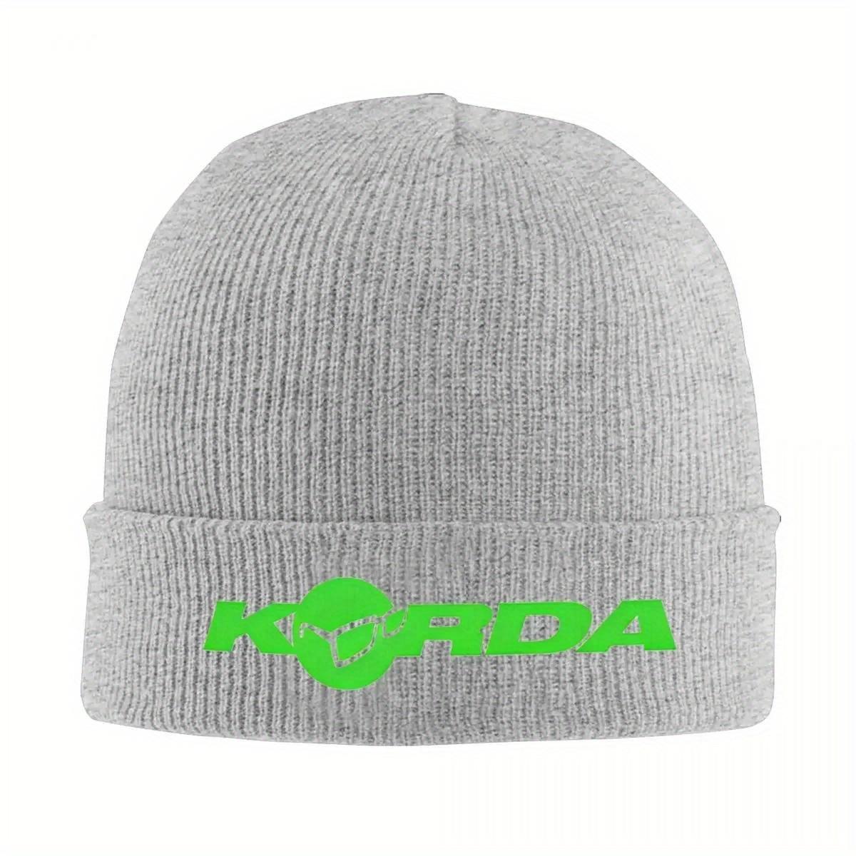 Korda Logo Beanie Hats Hip Hop Caps FeUnisex Unisex Kpop Skullies Beanies Spring Design Elastic Beanie Hat