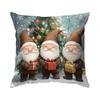 Christmas Themed Decoration Pillowcase Printed Polyester 45X45Cm Throw Pillowcover Decorative Sofa Cushion Pillowslip Home Decor