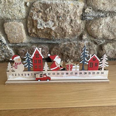 Kalender Schreibtisch Geschenk Tisch Mittelstücke Sammlung Dekorative Countdown Funktion Buchsbaum