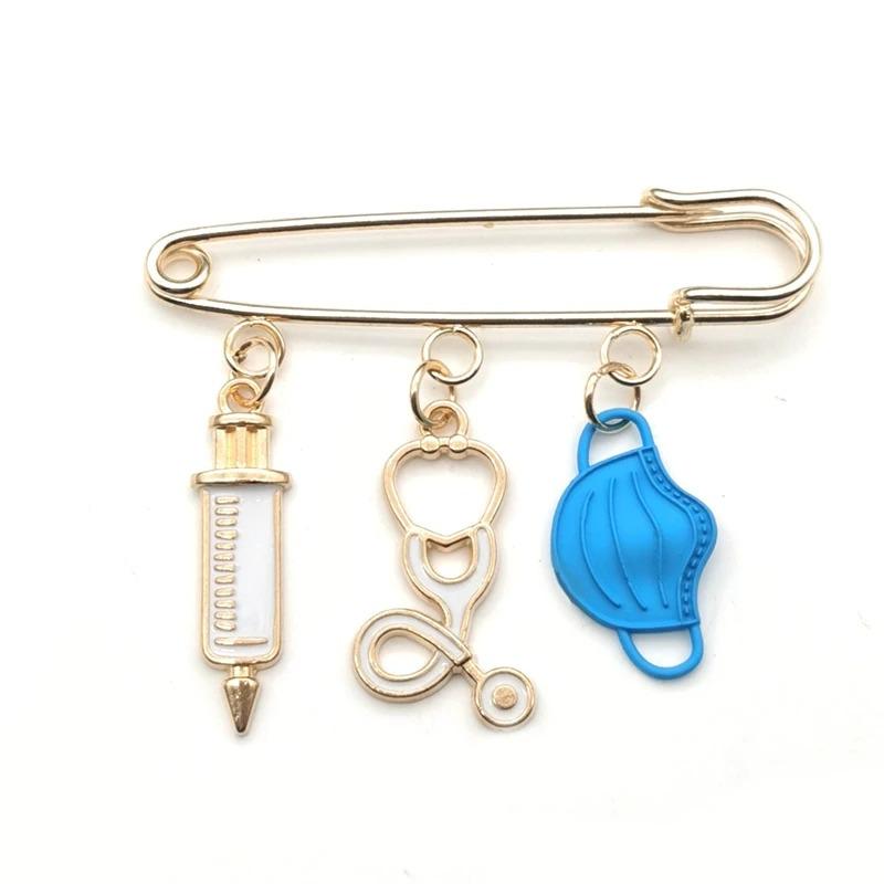 Medical Staff Multi-accessory Brooch: Nurse & Doctor Pin for Clothing